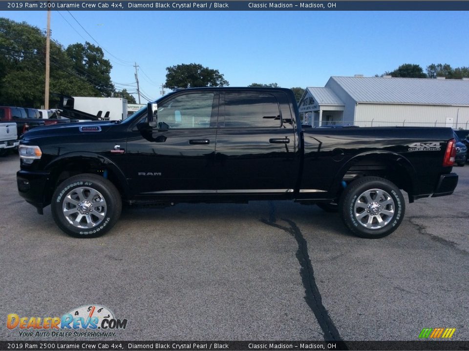 2019 Ram 2500 Laramie Crew Cab 4x4 Diamond Black Crystal Pearl / Black Photo #6
