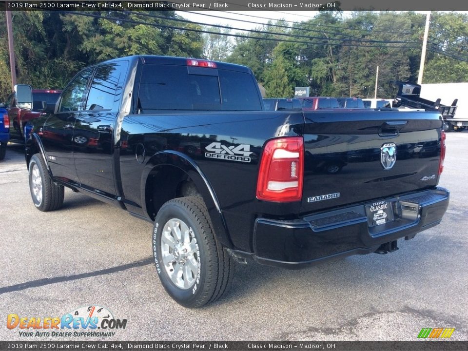 2019 Ram 2500 Laramie Crew Cab 4x4 Diamond Black Crystal Pearl / Black Photo #7