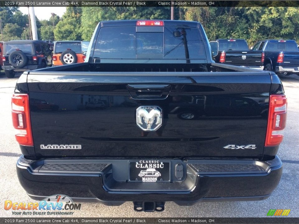 2019 Ram 2500 Laramie Crew Cab 4x4 Diamond Black Crystal Pearl / Black Photo #8