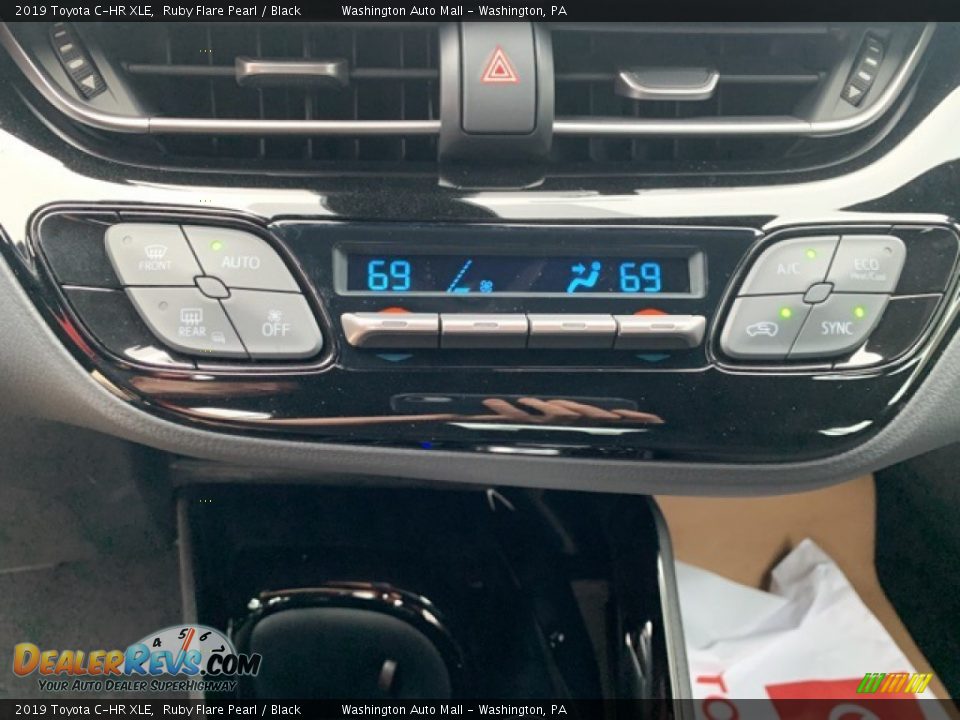 2019 Toyota C-HR XLE Ruby Flare Pearl / Black Photo #14