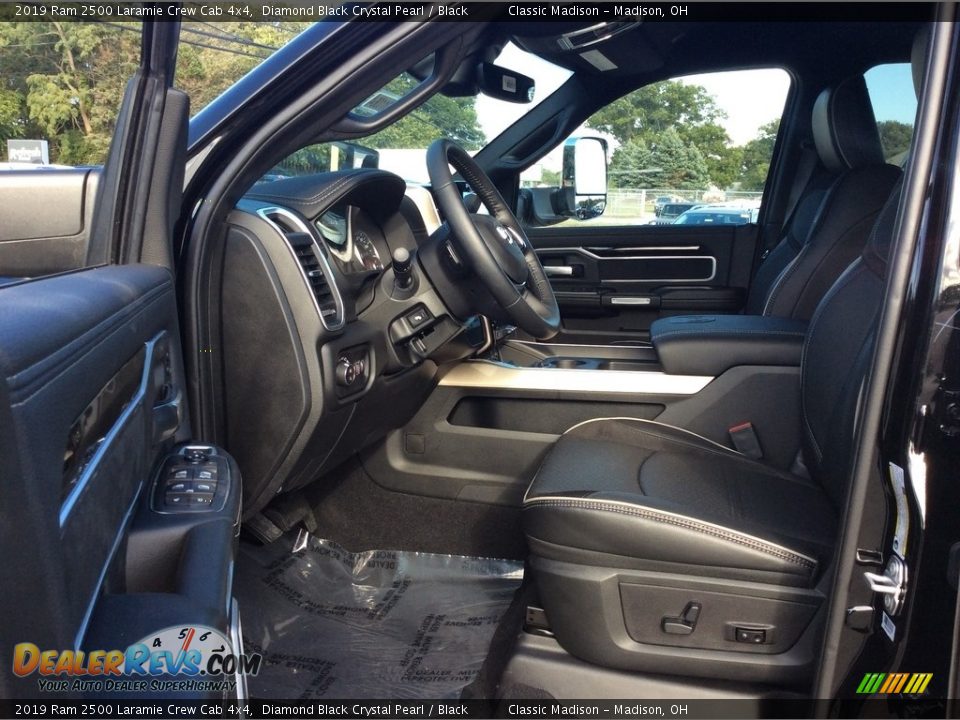 2019 Ram 2500 Laramie Crew Cab 4x4 Diamond Black Crystal Pearl / Black Photo #12