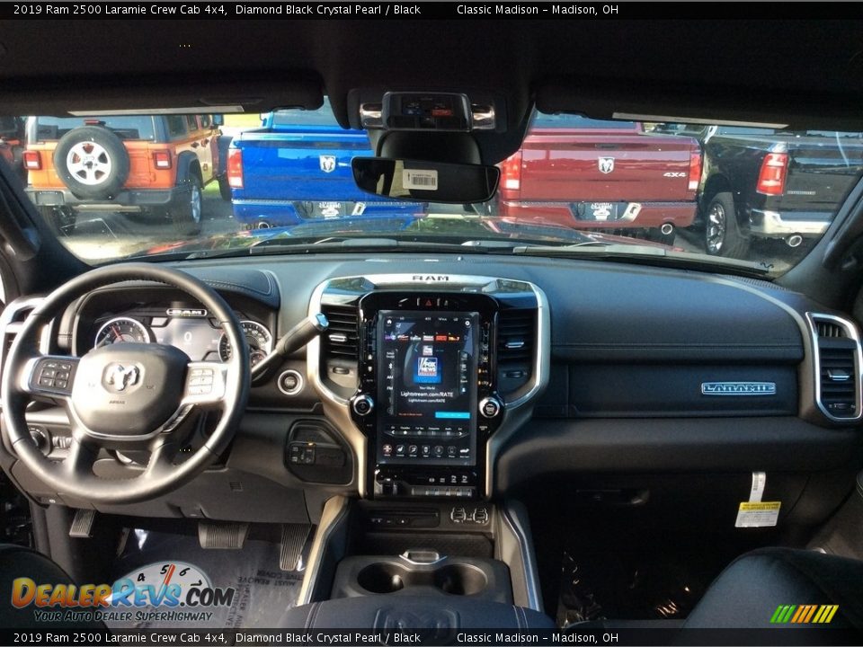 2019 Ram 2500 Laramie Crew Cab 4x4 Diamond Black Crystal Pearl / Black Photo #13