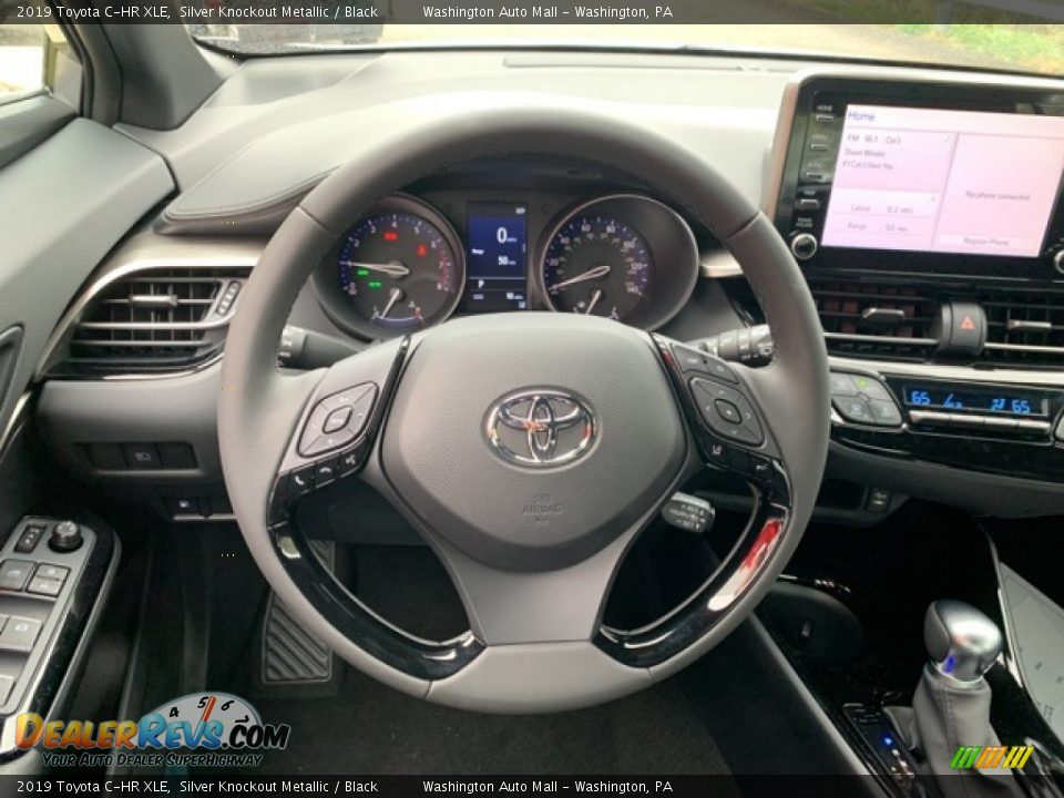 2019 Toyota C-HR XLE Silver Knockout Metallic / Black Photo #5