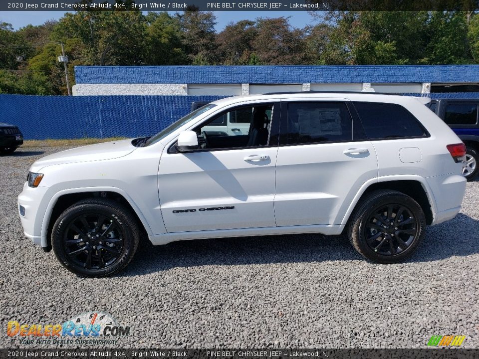 2020 Jeep Grand Cherokee Altitude 4x4 Bright White / Black Photo #3