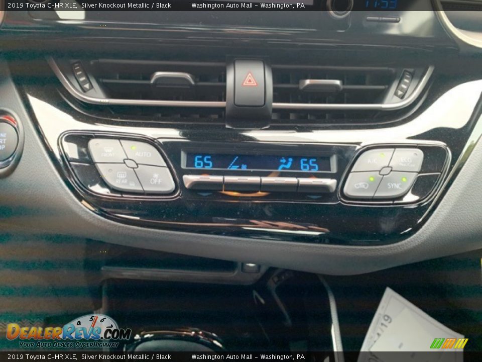 2019 Toyota C-HR XLE Silver Knockout Metallic / Black Photo #12