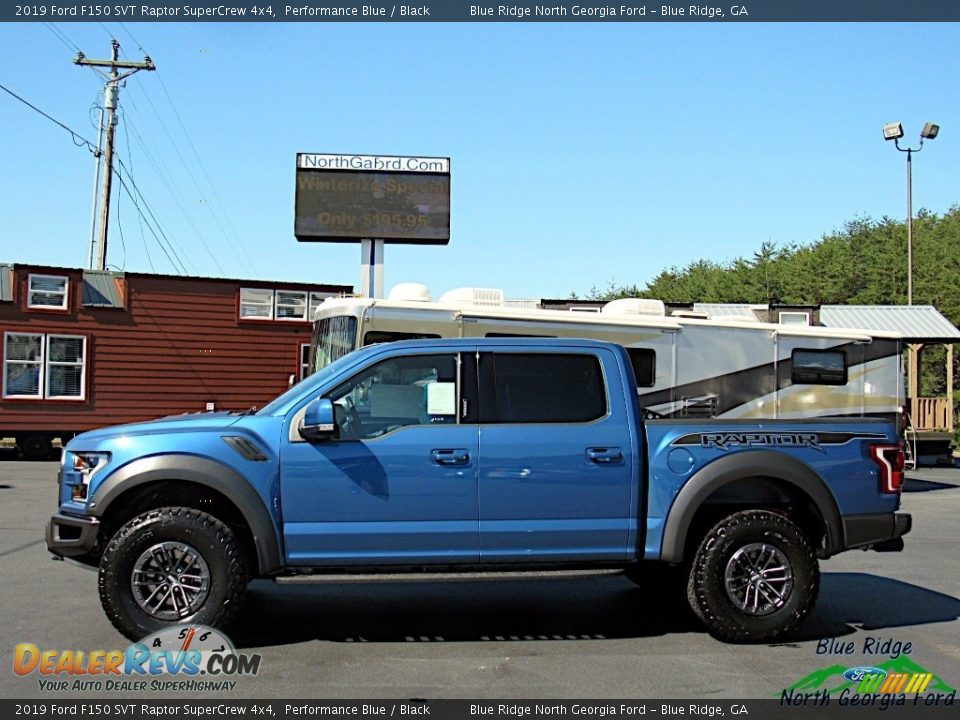 2019 Ford F150 SVT Raptor SuperCrew 4x4 Performance Blue / Black Photo #2