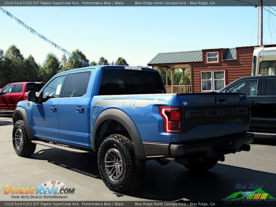 2019 Ford F150 SVT Raptor SuperCrew 4x4 Performance Blue / Black Photo #3