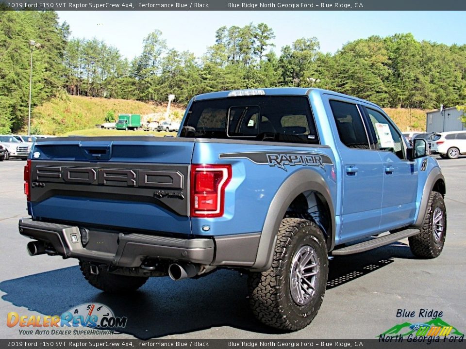 2019 Ford F150 SVT Raptor SuperCrew 4x4 Performance Blue / Black Photo #5