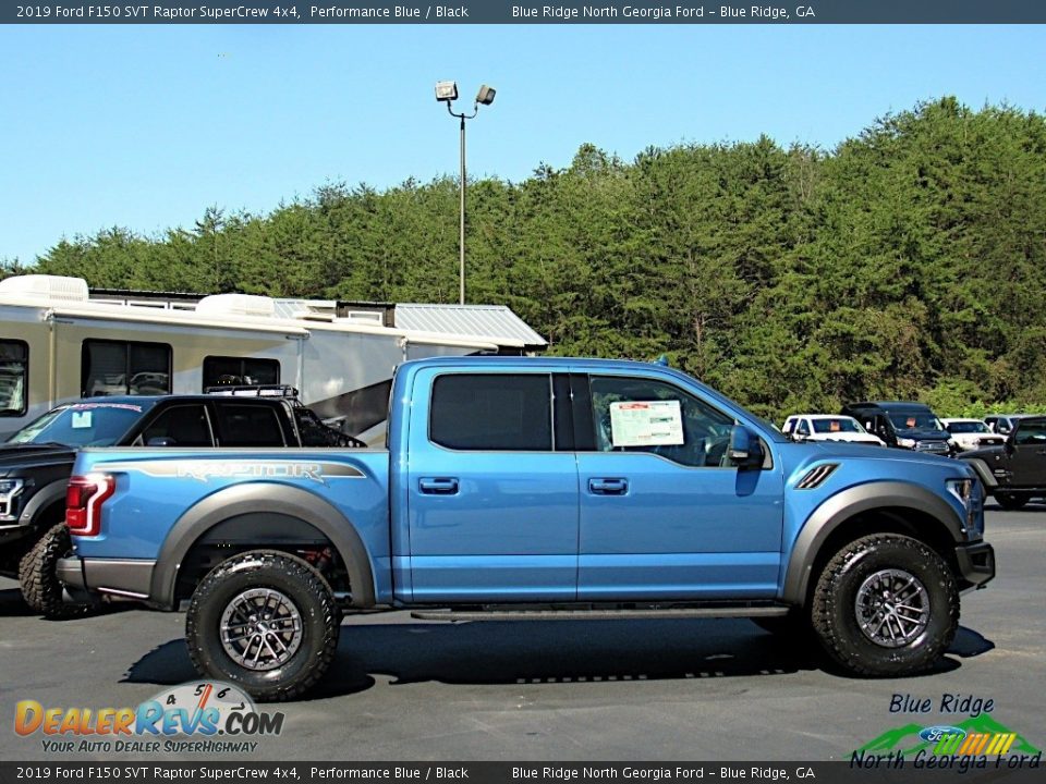 2019 Ford F150 SVT Raptor SuperCrew 4x4 Performance Blue / Black Photo #6