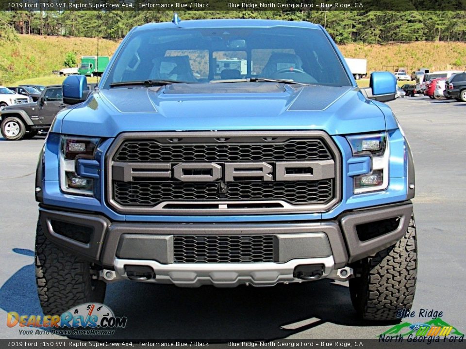 2019 Ford F150 SVT Raptor SuperCrew 4x4 Performance Blue / Black Photo #8