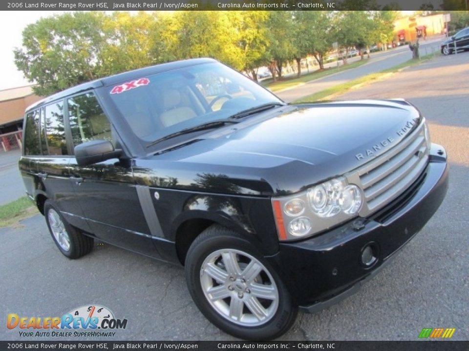 2006 Land Rover Range Rover HSE Java Black Pearl / Ivory/Aspen Photo #3