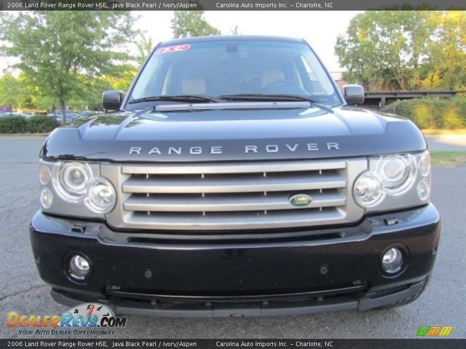 2006 Land Rover Range Rover HSE Java Black Pearl / Ivory/Aspen Photo #4