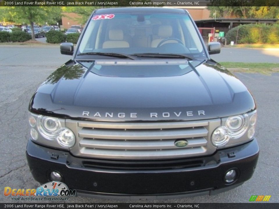 2006 Land Rover Range Rover HSE Java Black Pearl / Ivory/Aspen Photo #5