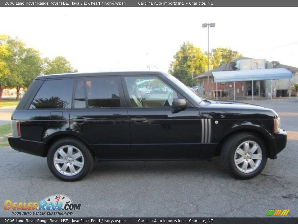 2006 Land Rover Range Rover HSE Java Black Pearl / Ivory/Aspen Photo #11