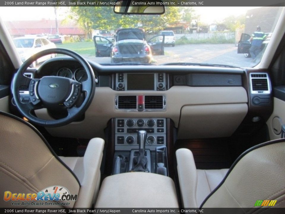 2006 Land Rover Range Rover HSE Java Black Pearl / Ivory/Aspen Photo #13