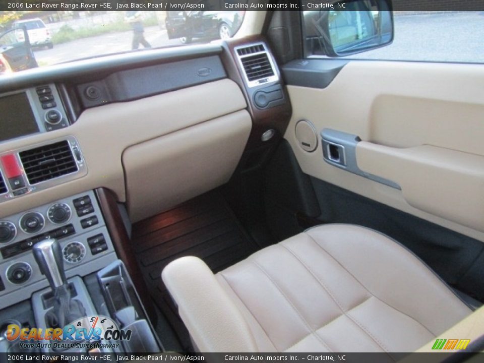 2006 Land Rover Range Rover HSE Java Black Pearl / Ivory/Aspen Photo #14