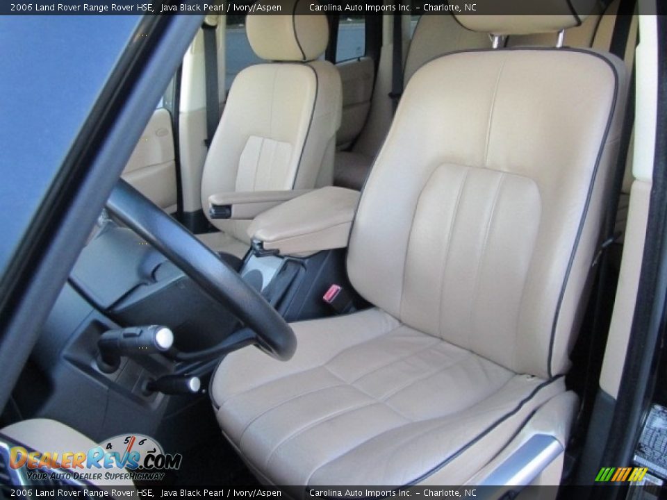 2006 Land Rover Range Rover HSE Java Black Pearl / Ivory/Aspen Photo #18