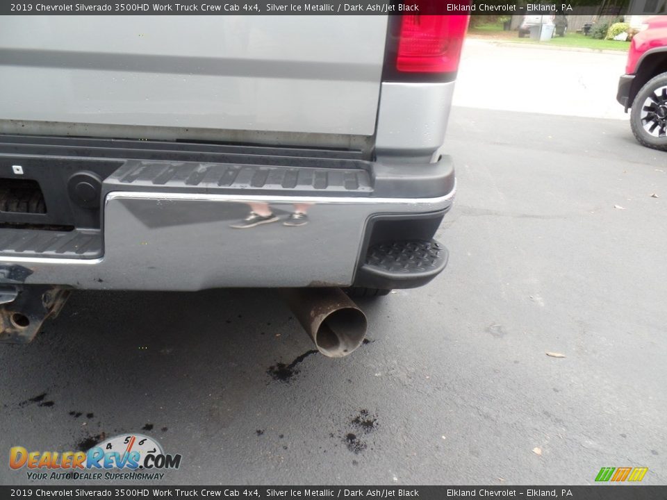 2019 Chevrolet Silverado 3500HD Work Truck Crew Cab 4x4 Silver Ice Metallic / Dark Ash/Jet Black Photo #14