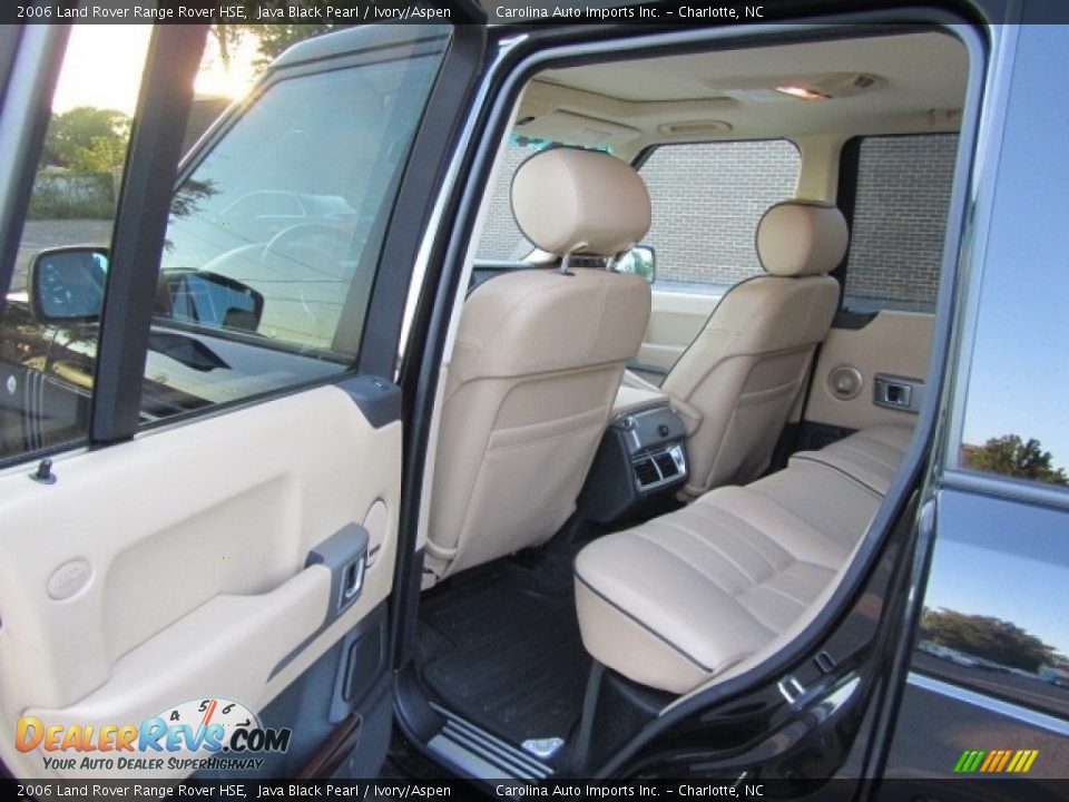 2006 Land Rover Range Rover HSE Java Black Pearl / Ivory/Aspen Photo #19