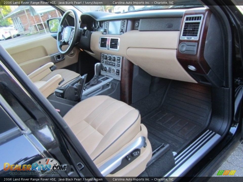 2006 Land Rover Range Rover HSE Java Black Pearl / Ivory/Aspen Photo #21