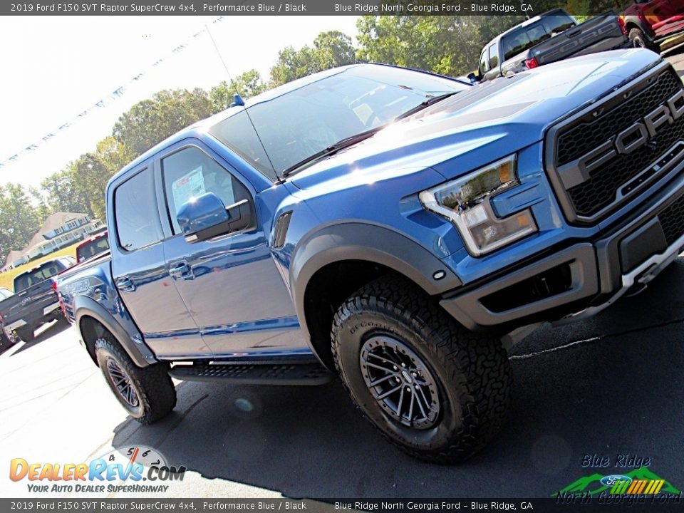 2019 Ford F150 SVT Raptor SuperCrew 4x4 Performance Blue / Black Photo #36