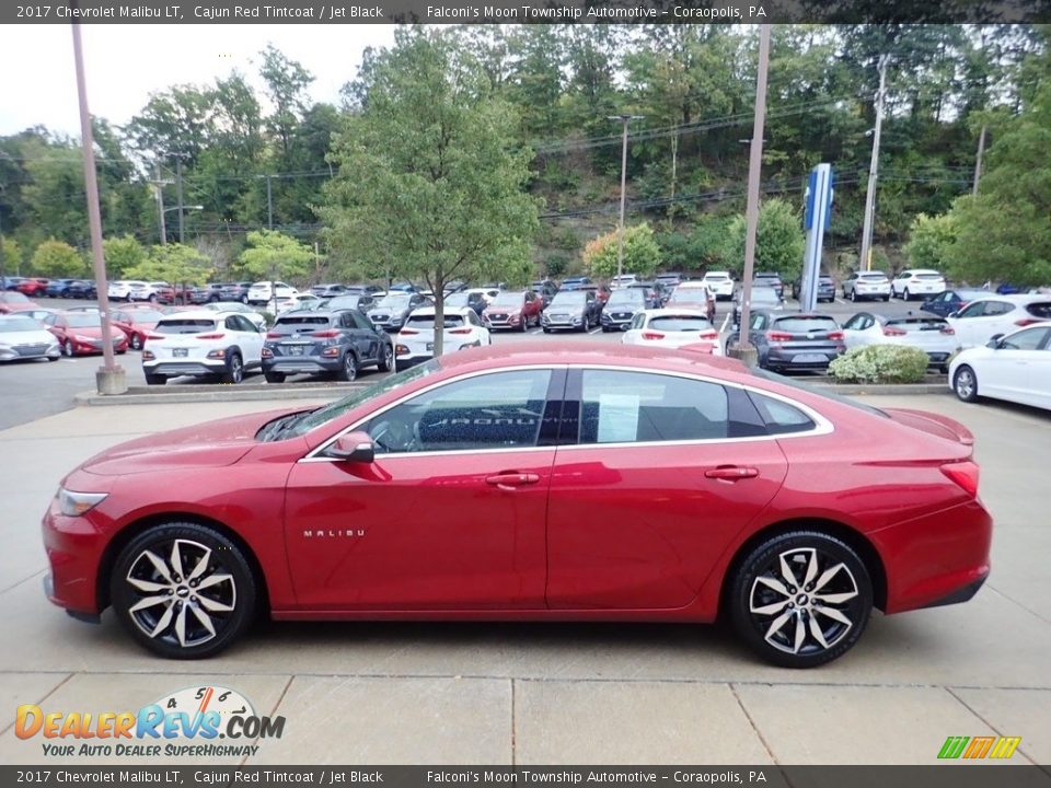 2017 Chevrolet Malibu LT Cajun Red Tintcoat / Jet Black Photo #6