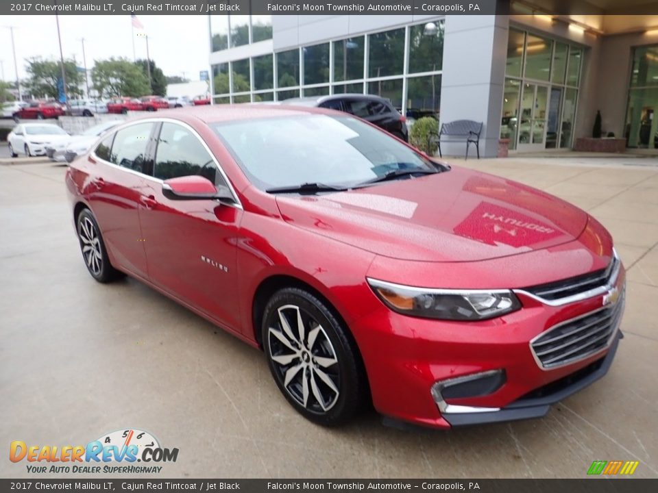 2017 Chevrolet Malibu LT Cajun Red Tintcoat / Jet Black Photo #9