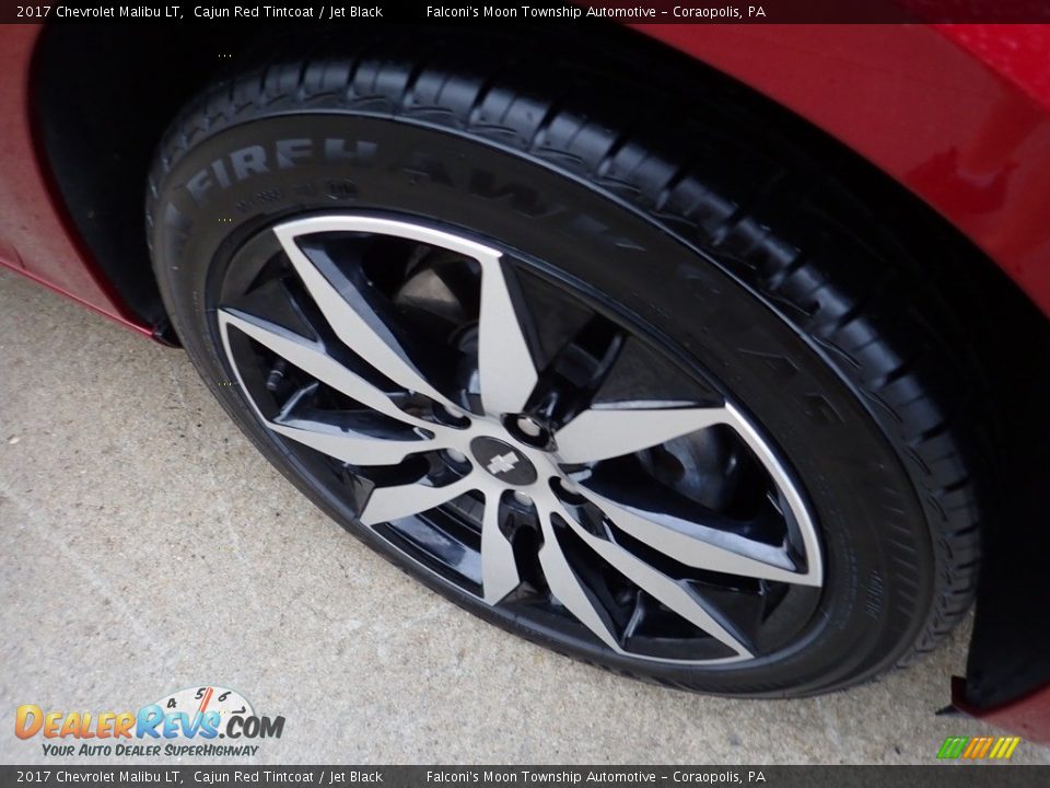 2017 Chevrolet Malibu LT Cajun Red Tintcoat / Jet Black Photo #10