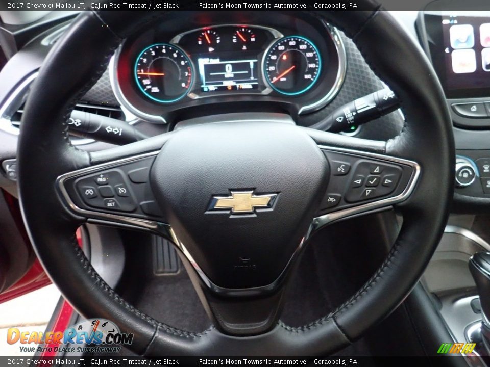 2017 Chevrolet Malibu LT Cajun Red Tintcoat / Jet Black Photo #21