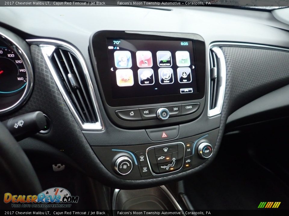 2017 Chevrolet Malibu LT Cajun Red Tintcoat / Jet Black Photo #22