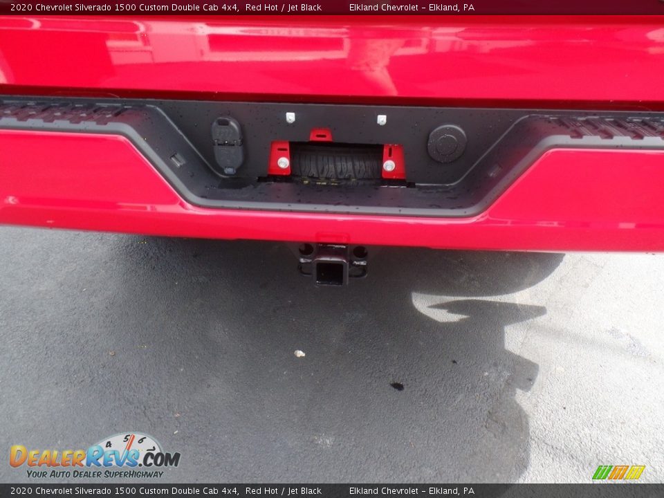 2020 Chevrolet Silverado 1500 Custom Double Cab 4x4 Red Hot / Jet Black Photo #13