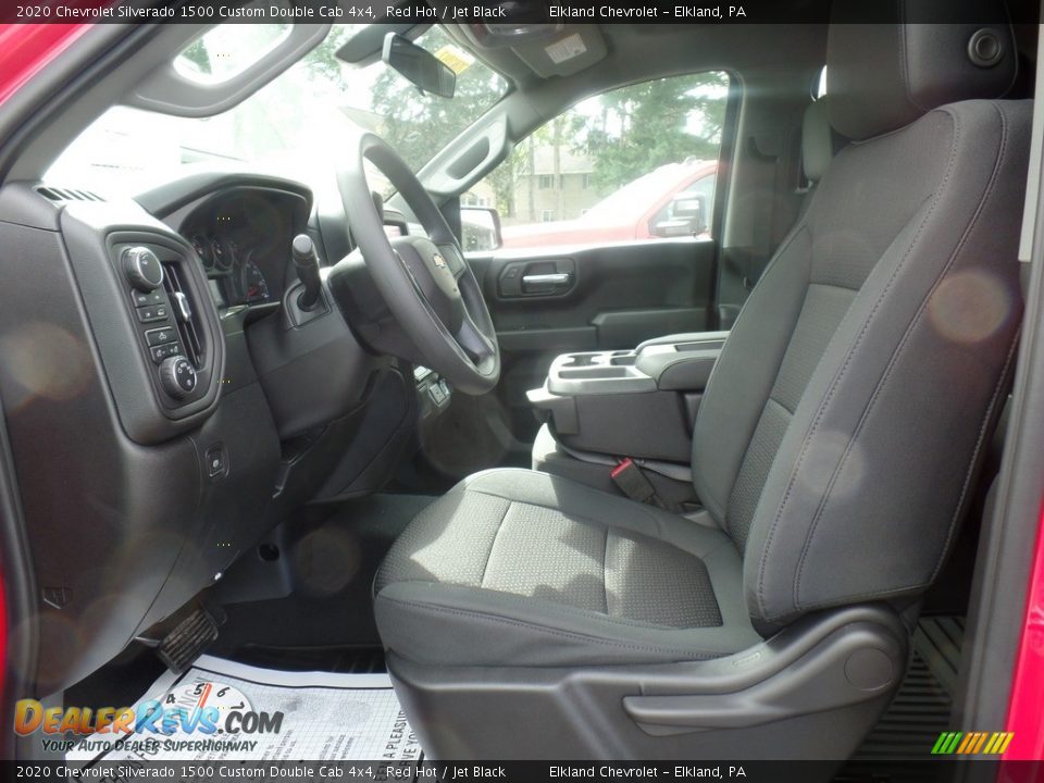 Front Seat of 2020 Chevrolet Silverado 1500 Custom Double Cab 4x4 Photo #17