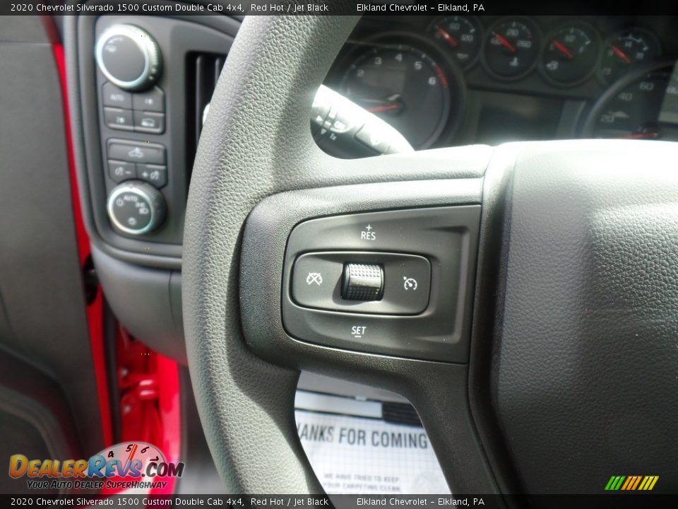 2020 Chevrolet Silverado 1500 Custom Double Cab 4x4 Steering Wheel Photo #23