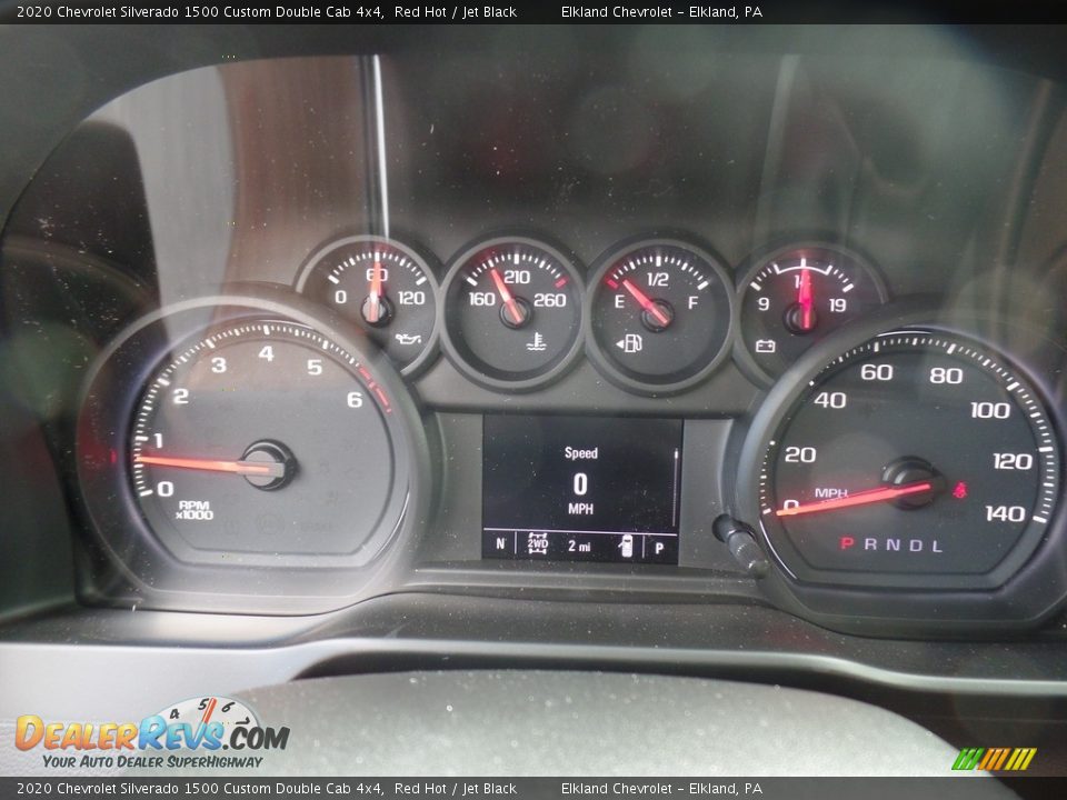 2020 Chevrolet Silverado 1500 Custom Double Cab 4x4 Gauges Photo #25