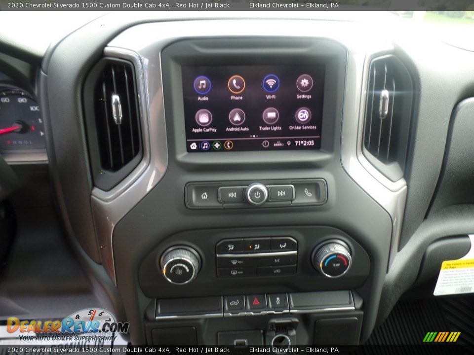 Controls of 2020 Chevrolet Silverado 1500 Custom Double Cab 4x4 Photo #26