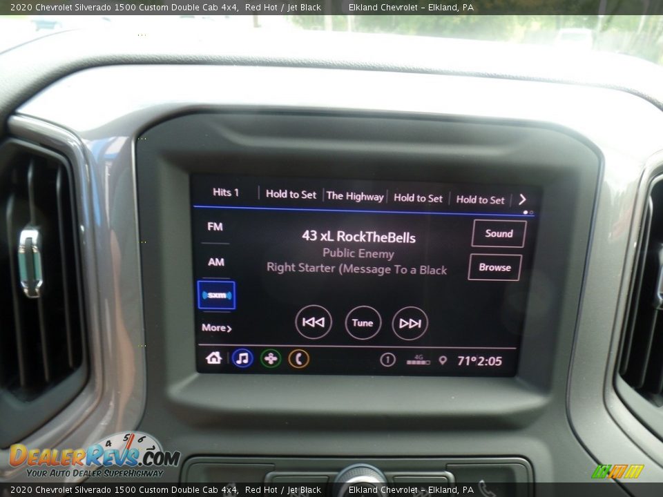 Controls of 2020 Chevrolet Silverado 1500 Custom Double Cab 4x4 Photo #28