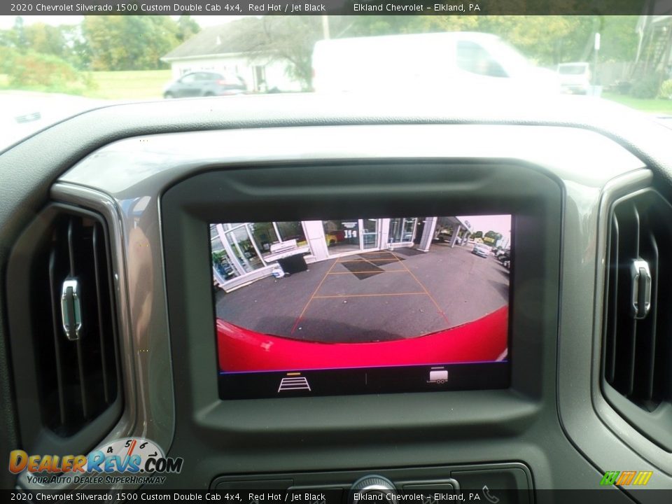 2020 Chevrolet Silverado 1500 Custom Double Cab 4x4 Red Hot / Jet Black Photo #29
