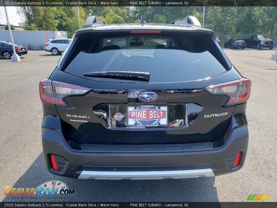 2020 Subaru Outback 2.5i Limited Crystal Black Silica / Warm Ivory Photo #5