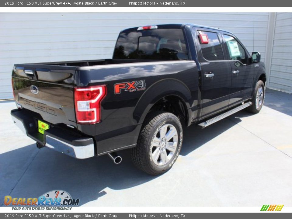 2019 Ford F150 XLT SuperCrew 4x4 Agate Black / Earth Gray Photo #8