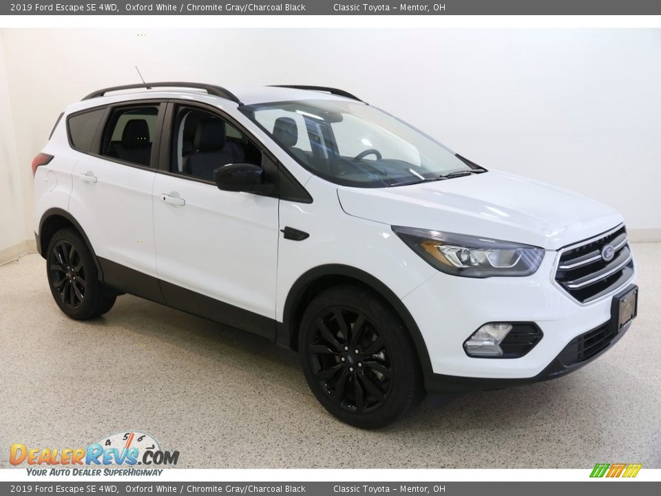 2019 Ford Escape SE 4WD Oxford White / Chromite Gray/Charcoal Black Photo #1