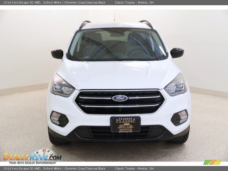 2019 Ford Escape SE 4WD Oxford White / Chromite Gray/Charcoal Black Photo #2