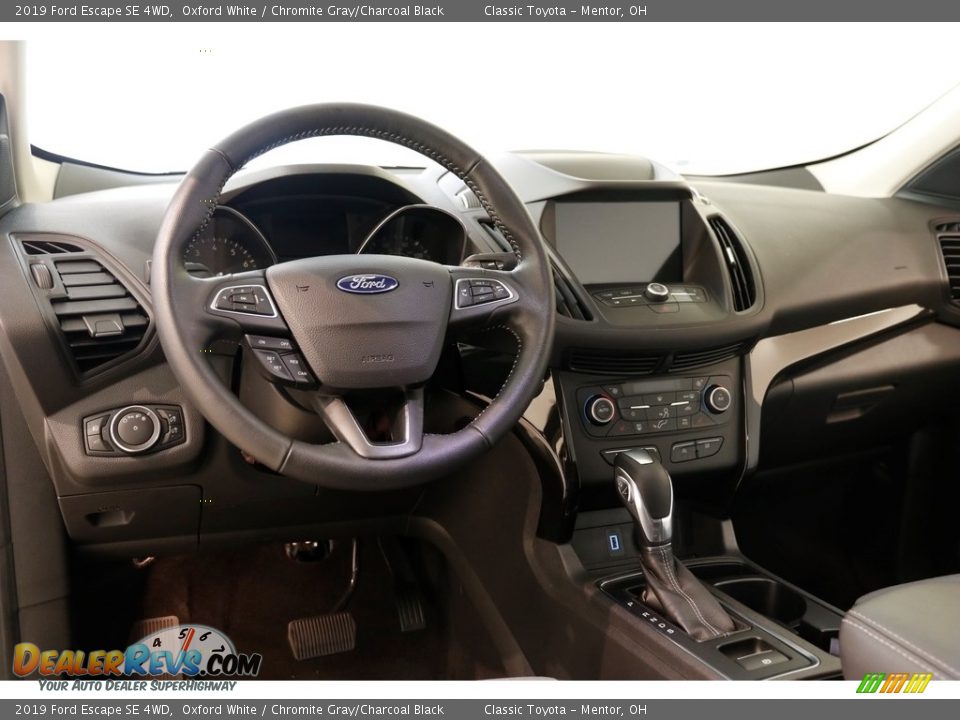 2019 Ford Escape SE 4WD Oxford White / Chromite Gray/Charcoal Black Photo #7