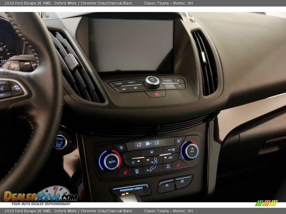 2019 Ford Escape SE 4WD Oxford White / Chromite Gray/Charcoal Black Photo #10