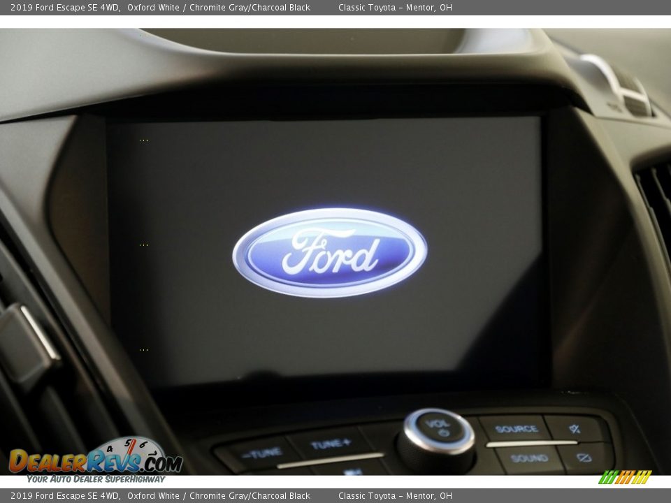 2019 Ford Escape SE 4WD Oxford White / Chromite Gray/Charcoal Black Photo #11