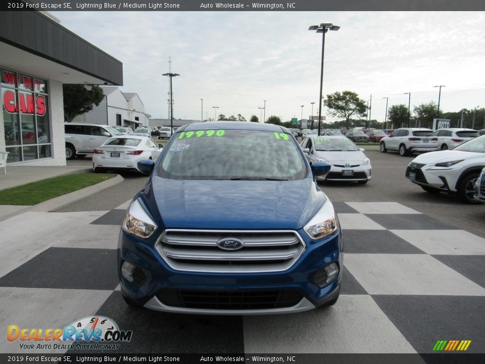 2019 Ford Escape SE Lightning Blue / Medium Light Stone Photo #2