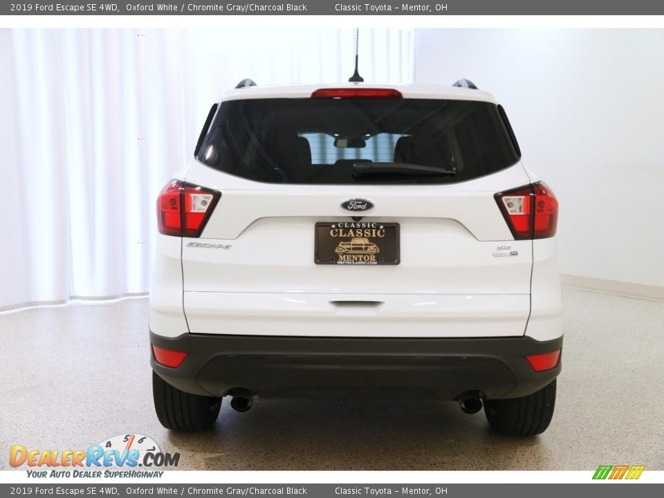2019 Ford Escape SE 4WD Oxford White / Chromite Gray/Charcoal Black Photo #20