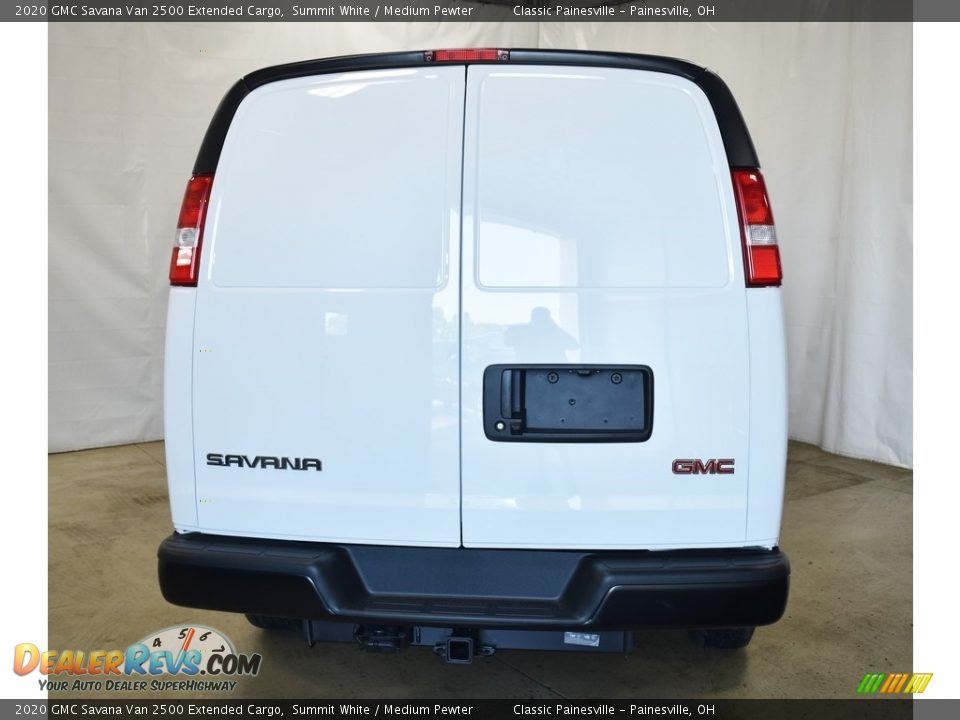 2020 GMC Savana Van 2500 Extended Cargo Summit White / Medium Pewter Photo #3
