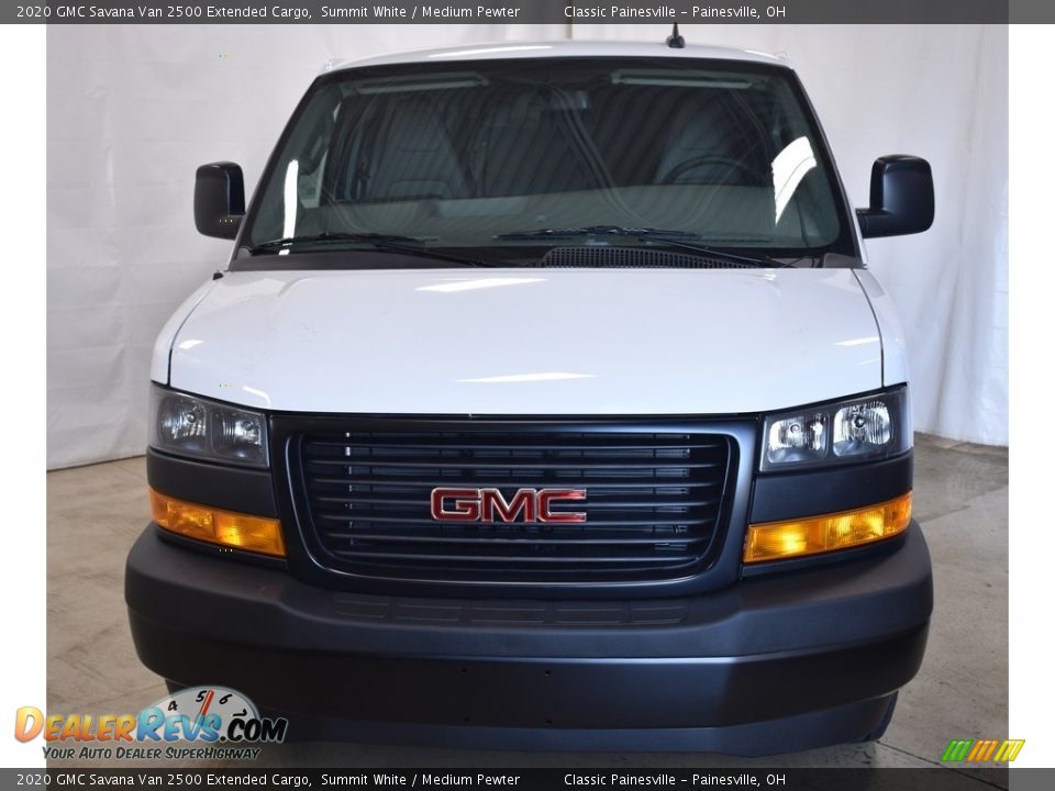 2020 GMC Savana Van 2500 Extended Cargo Summit White / Medium Pewter Photo #4