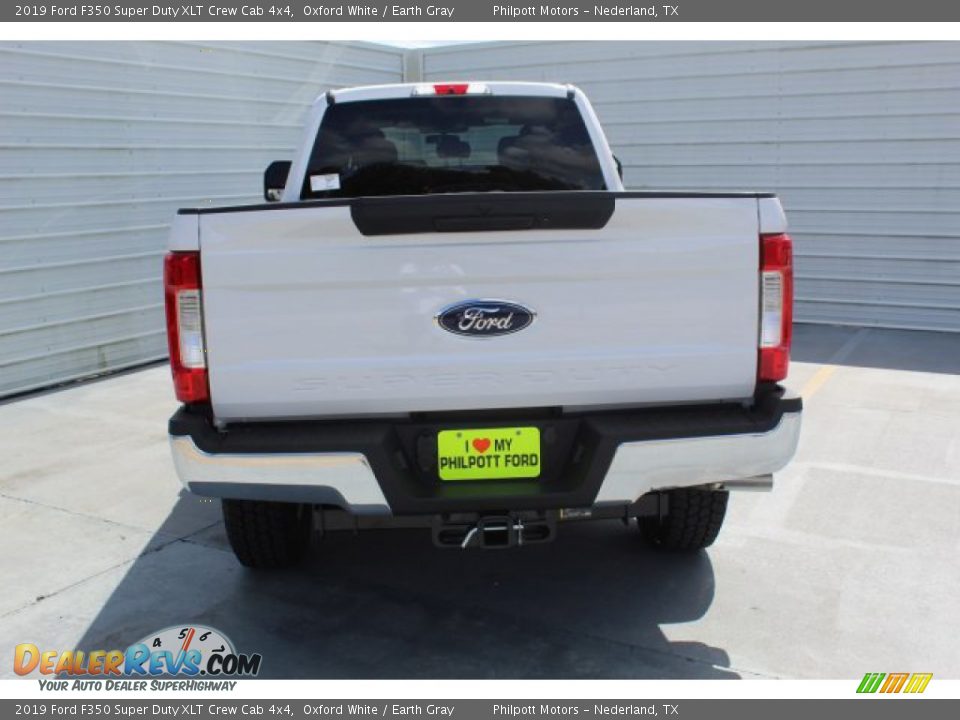 2019 Ford F350 Super Duty XLT Crew Cab 4x4 Oxford White / Earth Gray Photo #7