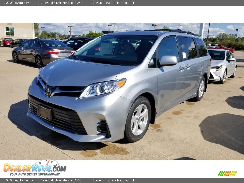 2020 Toyota Sienna LE Celestial Silver Metallic / Ash Photo #1